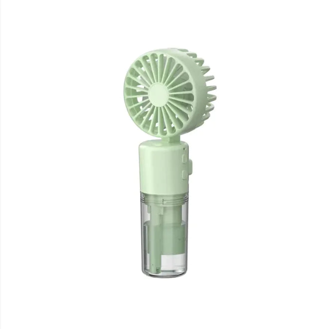 Portable Mini Spray Fan – USB Rechargeable, 4 Speeds, Cooling Mist