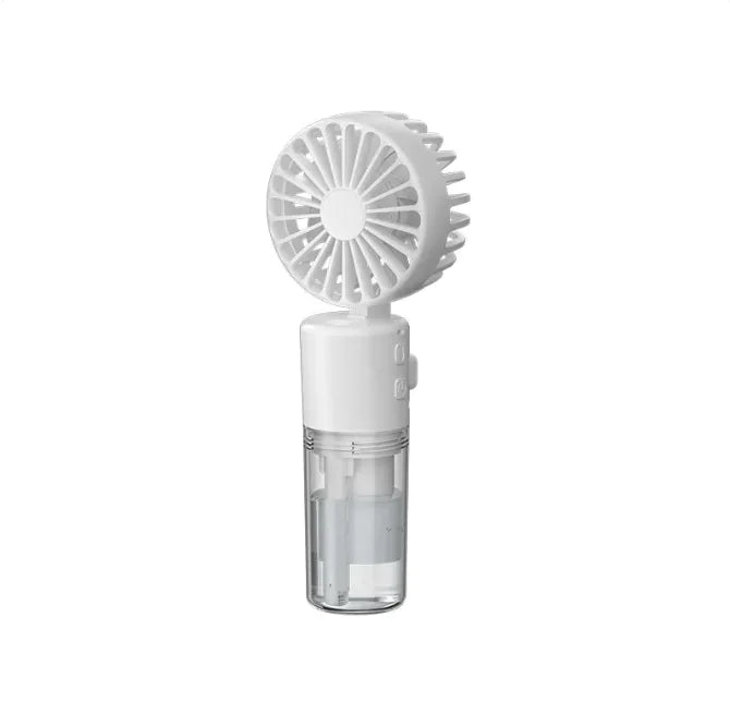 Portable Mini Spray Fan – USB Rechargeable, 4 Speeds, Cooling Mist