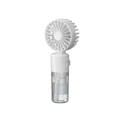 Portable Mini Spray Fan – USB Rechargeable, 4 Speeds, Cooling Mist